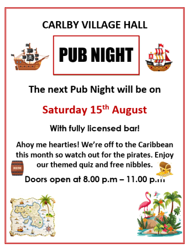 August Pub Night